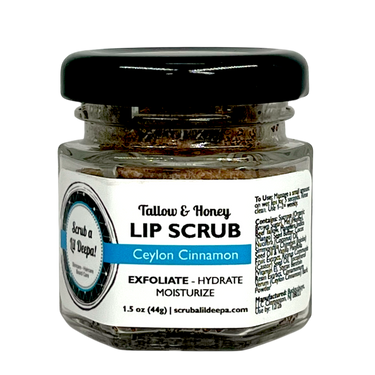 Tallow Lip Scrub - Ceylon Cinnamon
